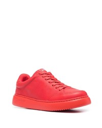 Chaussures de sport en cuir rouges Camper