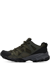 Chaussures de sport en cuir vert foncé The North Face