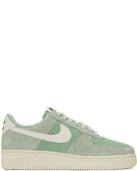 Chaussures de sport en cuir vert menthe Nike