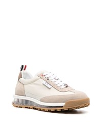 Chaussures de sport en daim beiges Thom Browne