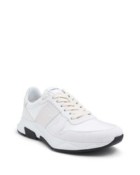 Chaussures de sport en daim blanches Tom Ford