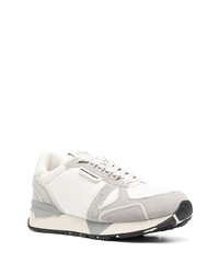 Chaussures de sport en daim blanches Emporio Armani