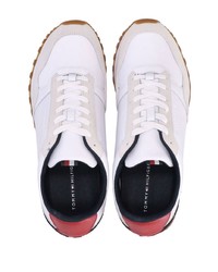 Chaussures de sport en daim blanches Tommy Hilfiger