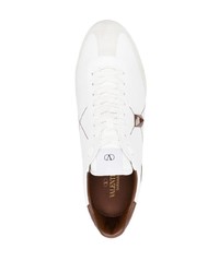 Chaussures de sport en daim blanches Valentino Garavani