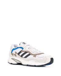 Chaussures de sport en daim blanches adidas