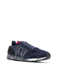 Chaussures de sport en daim bleu marine Premiata