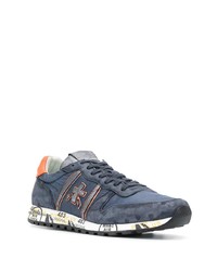 Chaussures de sport en daim bleu marine Premiata