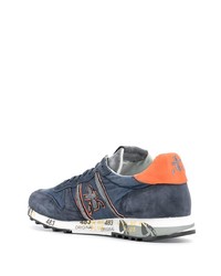 Chaussures de sport en daim bleu marine Premiata