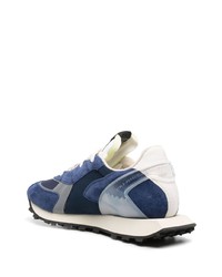 Chaussures de sport en daim bleu marine RUN OF