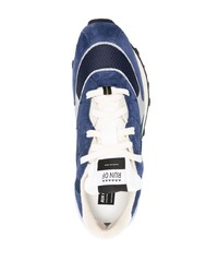 Chaussures de sport en daim bleu marine RUN OF