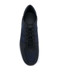 Chaussures de sport en daim bleu marine Hogan
