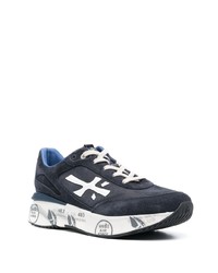 Chaussures de sport en daim bleu marine Premiata