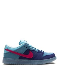 Chaussures de sport en daim bleu marine Nike
