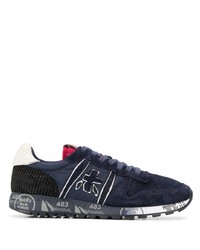 Chaussures de sport en daim bleu marine Premiata