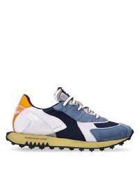 Chaussures de sport en daim bleu marine RUN OF