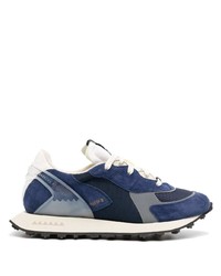 Chaussures de sport en daim bleu marine RUN OF