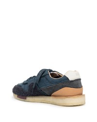 Chaussures de sport en daim bleu marine Clarks Originals