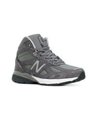 Chaussures de sport en daim gris foncé New Balance