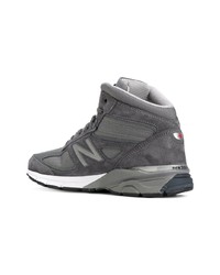 Chaussures de sport en daim gris foncé New Balance