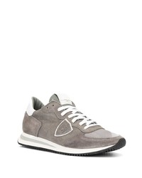 Chaussures de sport en daim grises Philippe Model