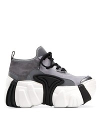 Chaussures de sport en daim grises SWEA