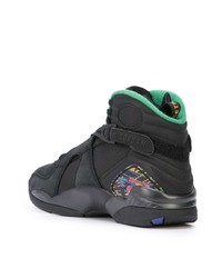 Chaussures de sport en daim imprimées noires Jordan