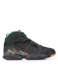 Chaussures de sport en daim imprimées noires Jordan
