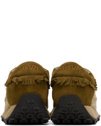 Chaussures de sport en daim marron clair VISVIM