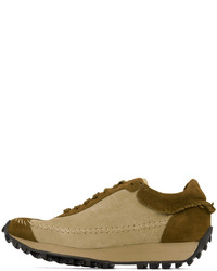 Chaussures de sport en daim marron clair VISVIM