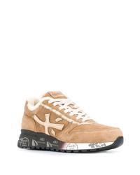 Chaussures de sport en daim marron clair White Premiata