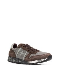 Chaussures de sport en daim marron White Premiata