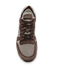 Chaussures de sport en daim marron White Premiata