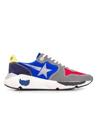 Chaussures de sport en daim multicolores Golden Goose