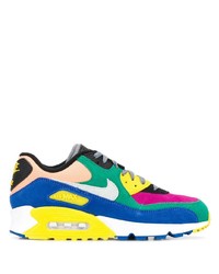 Chaussures de sport en daim multicolores Nike
