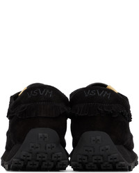 Chaussures de sport en daim noires VISVIM