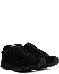 Chaussures de sport en daim noires VISVIM