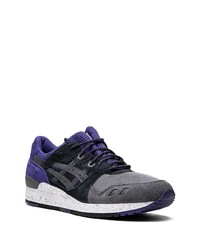 Chaussures de sport en daim noires Asics