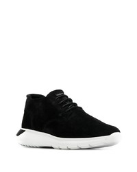 Chaussures de sport en daim noires Hogan