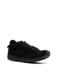 Chaussures de sport en daim noires VISVIM