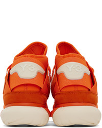 Chaussures de sport en daim orange Y-3