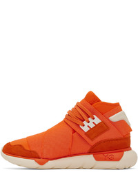 Chaussures de sport en daim orange Y-3