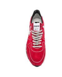 Chaussures de sport en daim rouges Golden Goose