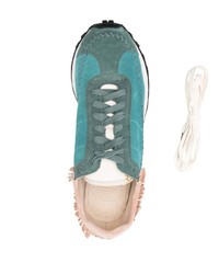 Chaussures de sport en daim turquoise VISVIM