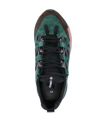 Chaussures de sport en daim vert foncé Oamc