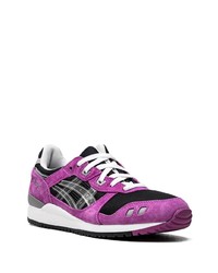 Chaussures de sport en daim violettes Asics