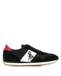 Chaussures de sport en toile noires Polo Ralph Lauren
