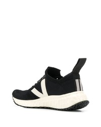 Chaussures de sport en toile noires Rick Owens Veja