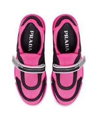Chaussures de sport fuchsia Prada