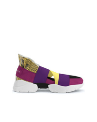 Chaussures de sport fuchsia Emilio Pucci