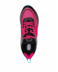 Chaussures de sport fuchsia Ea7 Emporio Armani